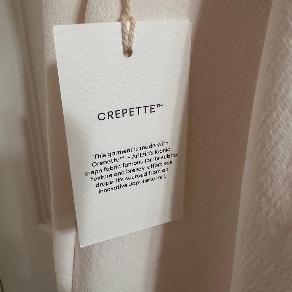 Aritzia Off-White Effortless Pant - Picture 4 of 7